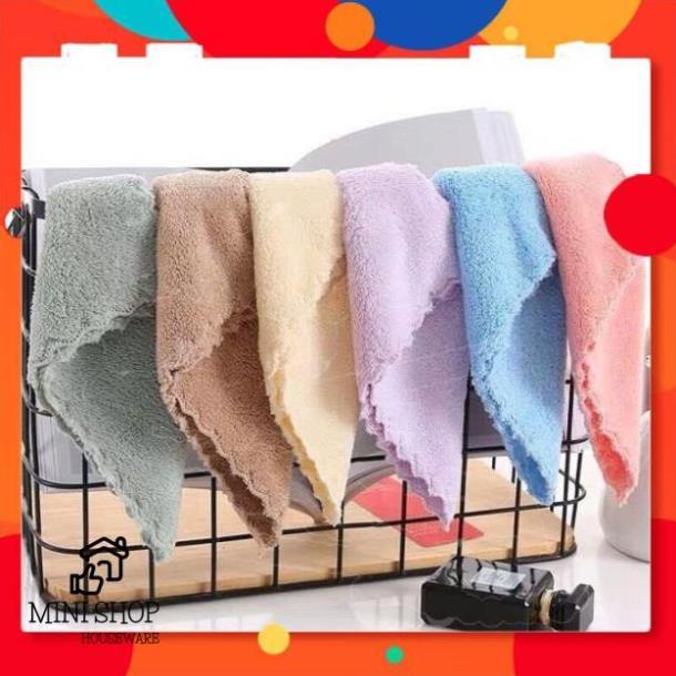 Combo 50 Khăn Rửa Mặt Mềm Siêu Thấm Nước Xuất Hàn 30x50 Cm Nhiều Màu