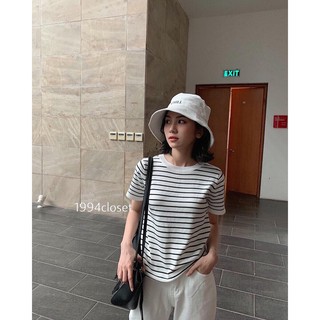 Áo len kẻ mỏng One tay cộc AP319 1994closet