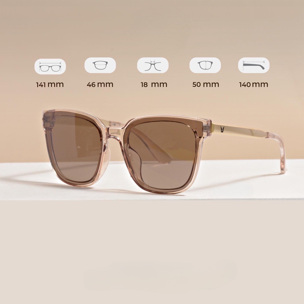 Kính mát nam nữ - kính thời trang đi biển, Kính râm đen du lịch chống tia uv K506 Shop148