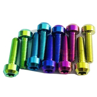 Ốc titan gr5 4li15 đầu trụ gắng nắp dầu, đồng hồ wave...-pttt