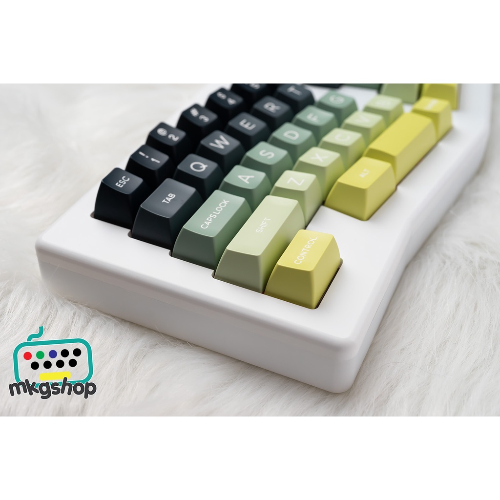 Keycap Domikey SA Polar Light nhựa ABS doubleshot 151 nút bàn phím cơ