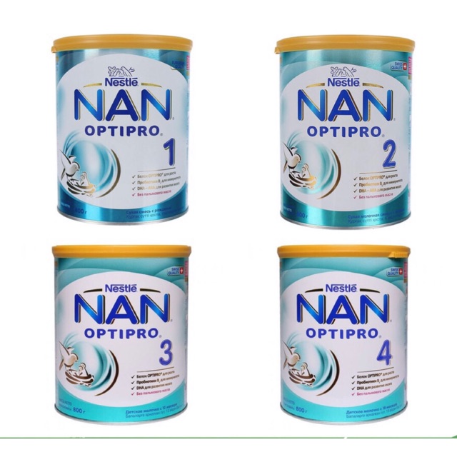 Sữa Nan Nga số 1,2,3,4 800g