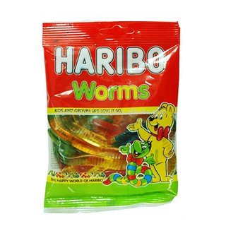 Kẹo dẻo hình giun đất hiệu Haribo 80g