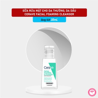 Sữa rửa mặt gel tạo bọt CeraVe Facial Foaming Cleanser tem SGS