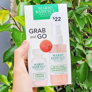 Set dưỡng da Mario Badescu Grab and Go