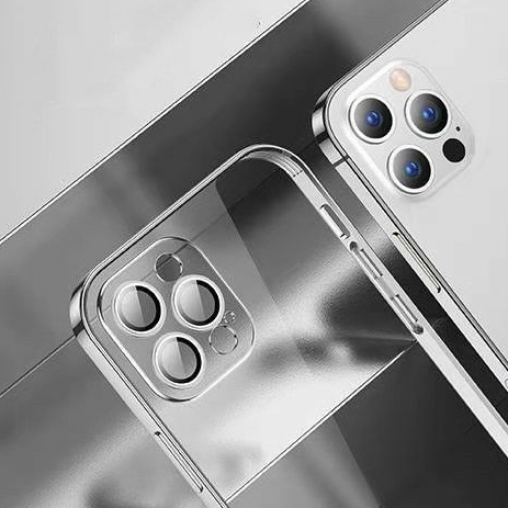 Ốp lưng mạ điện bảo vệ camera sang trọng cho iPhone 12 Pro Max 12 pro XS MAX 11  11 Pro Max ( xi màu full cụm camera )
