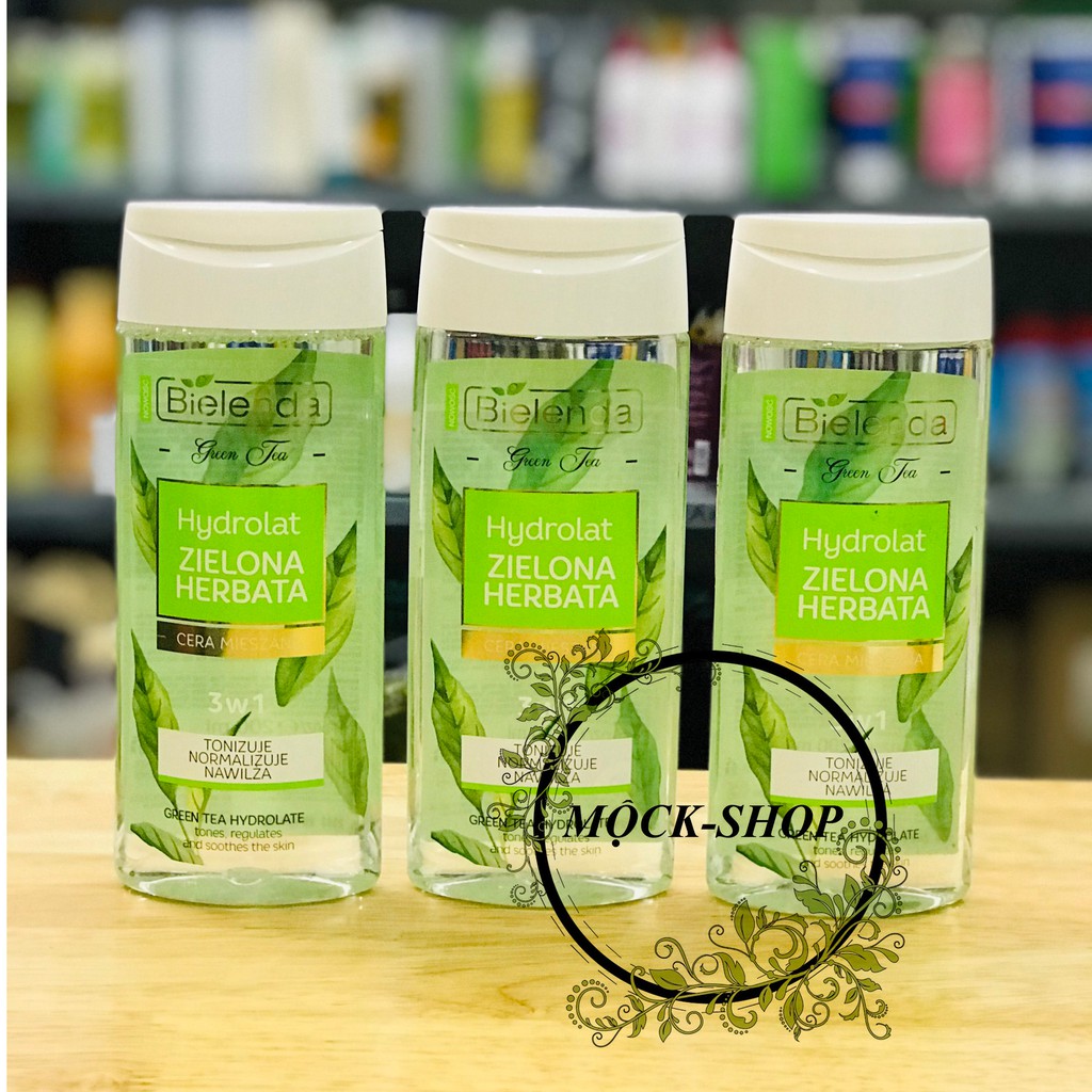 Nước hoa hồng Bielenda Trà Xanh cho da hỗn hợp, dầu mụn 200ml