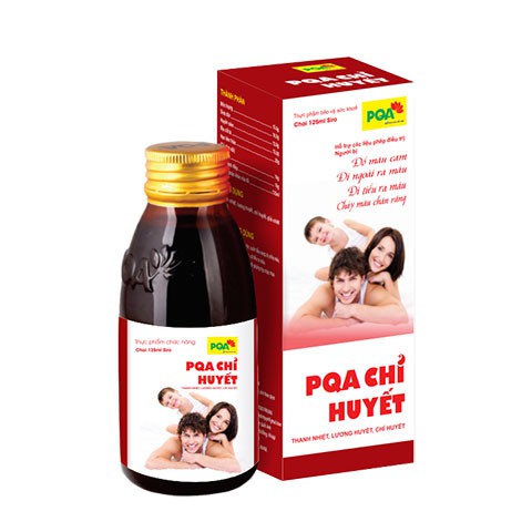 Pqa Chỉ Huyết – Hỗ trợ giúp thanh nhiệt, mát gan, giải độc, thanh lọc cơ thể (Chai 125ml)