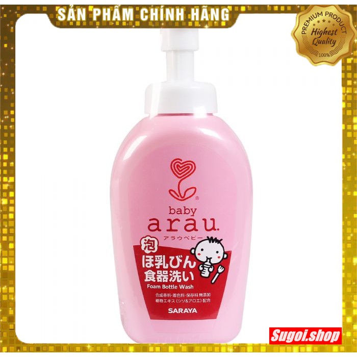 Nước Rửa Bình Sữa Arau Baby 500ml