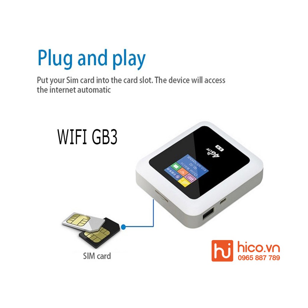 BỘ PHÁT WIFI TỪ SIM 3G 4G LTE SMART WIFI GB3 150MB PIN 5200MAH DÙNG 18IỜ KIÊM SẠC DỰ PHÒNG | BigBuy360 - bigbuy360.vn