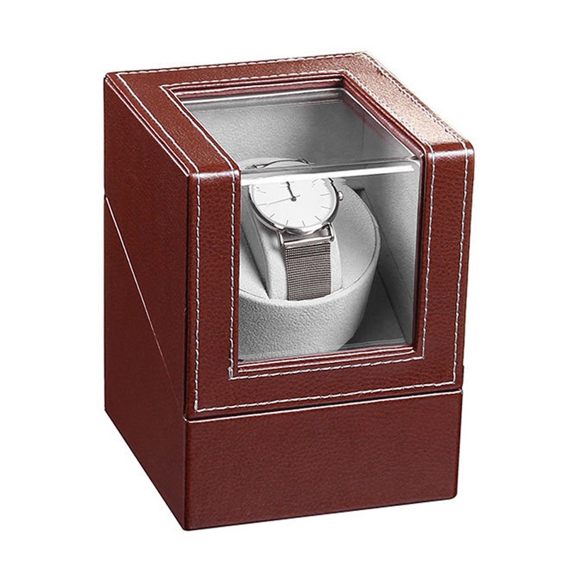 Hộp Xoay Đồng Hồ Cơ 1 Ngăn Da Gỗ Automatic Giá Rẻ Hàng Cao Cấp