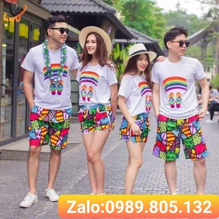 ÁO QUẦN GIA ĐÌNH NGUYÊN BỘ ĐỒNG PHỤC ĐI BIỂN GIÁ RẺ TẬN XƯỞNG