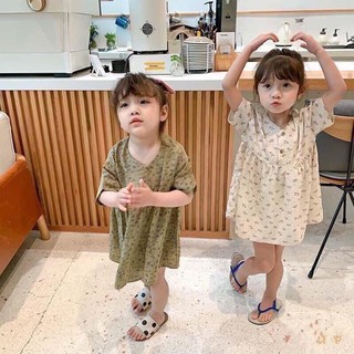 Váy babydoll hoa nhí bé gái - Váy bé gái dễ thương [FREESHIP]
