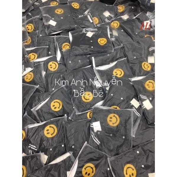 Áo bomber phối tay mặt cười vàng H2A768