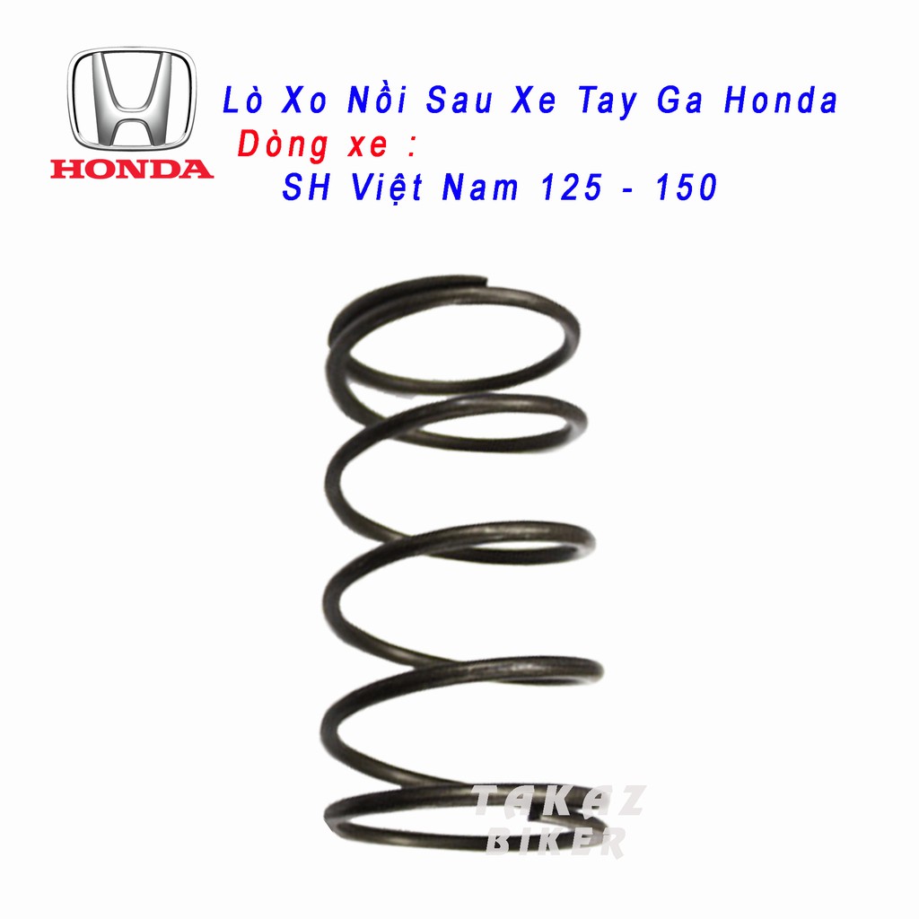 A6  lò xo trụ dài hơn để độ nồi sau xe tay ga SH Việt 125 - 150 - Made in Honda Thái Lan