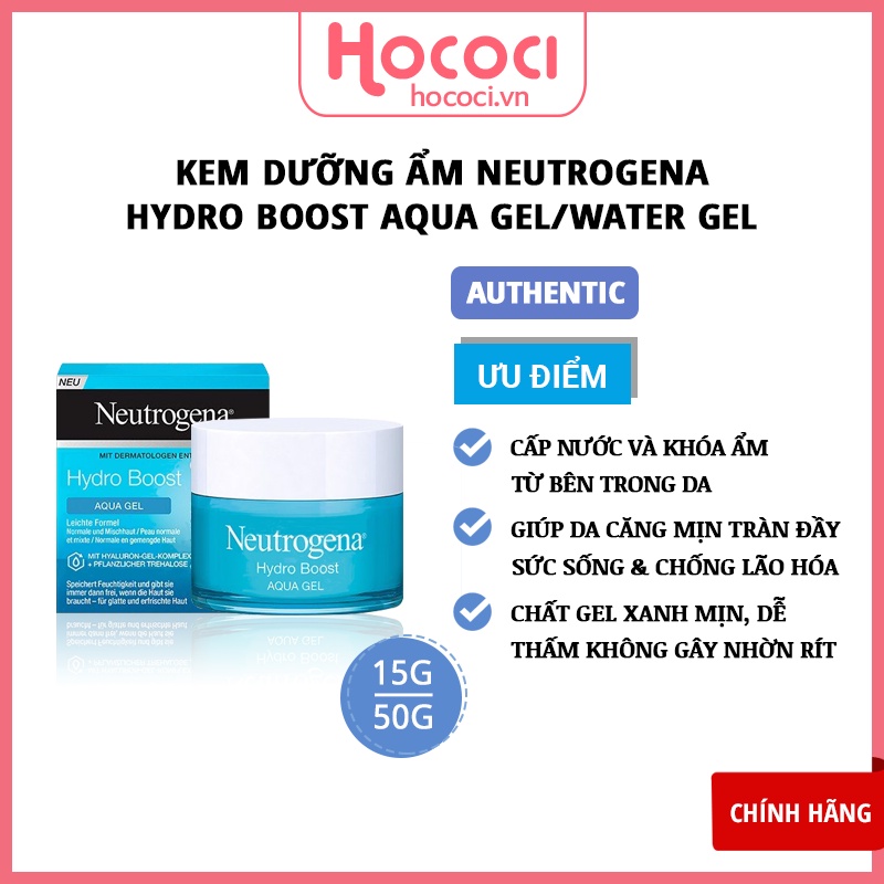 ✅[CHÍNH HÃNG] Kem Dưỡng Ẩm Neutrogena Hydro Boost - Aqua Gel/Warter Gel