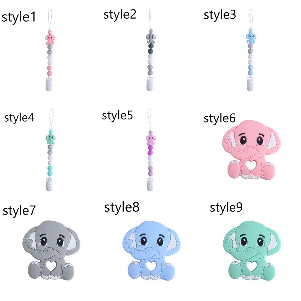 NIUYOU Đồ Chơi GặM NướU HìNh Con Voi BằNg Silicone