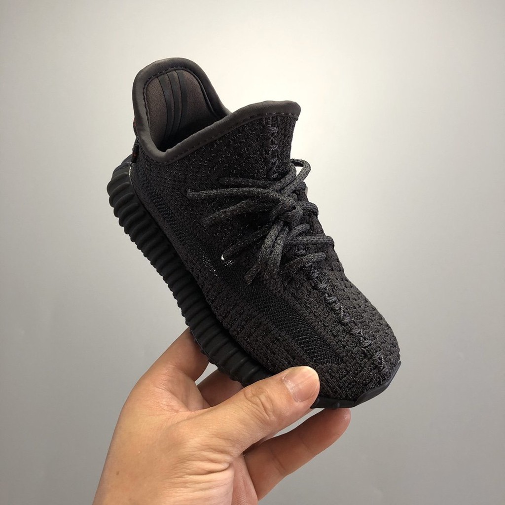 Giày thể thao Yeezy Boost Coconut 350 V2 màu đen cho bé có cỡ chân 20-35