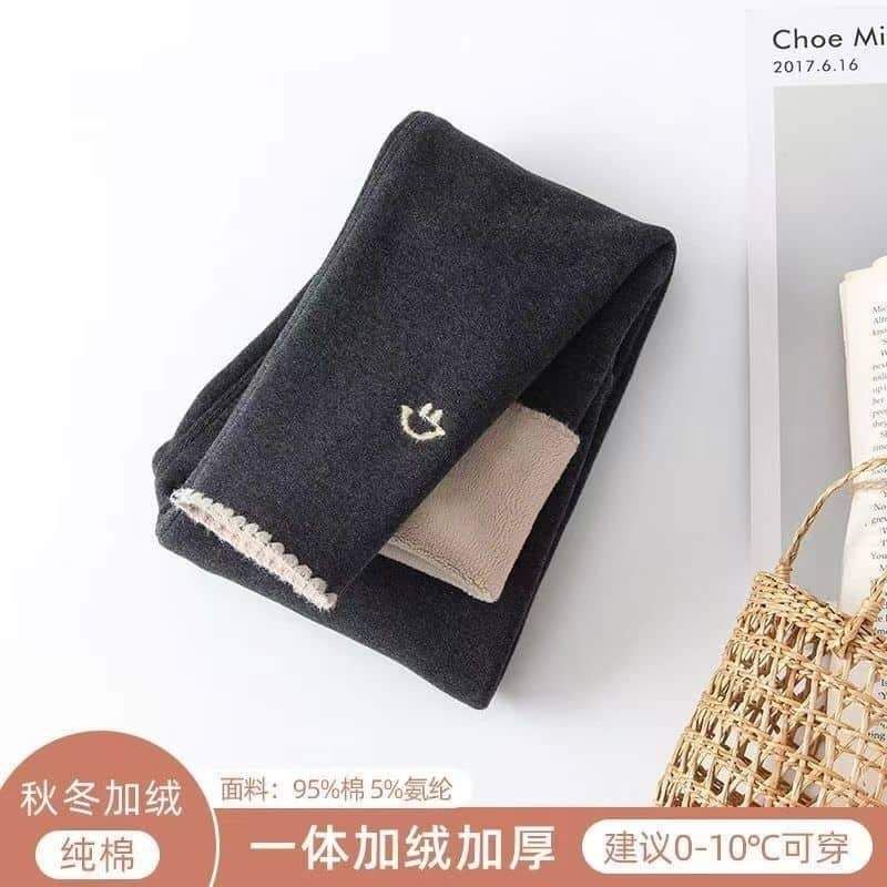 Quần legging lót nỉ bé gái siêu ấm