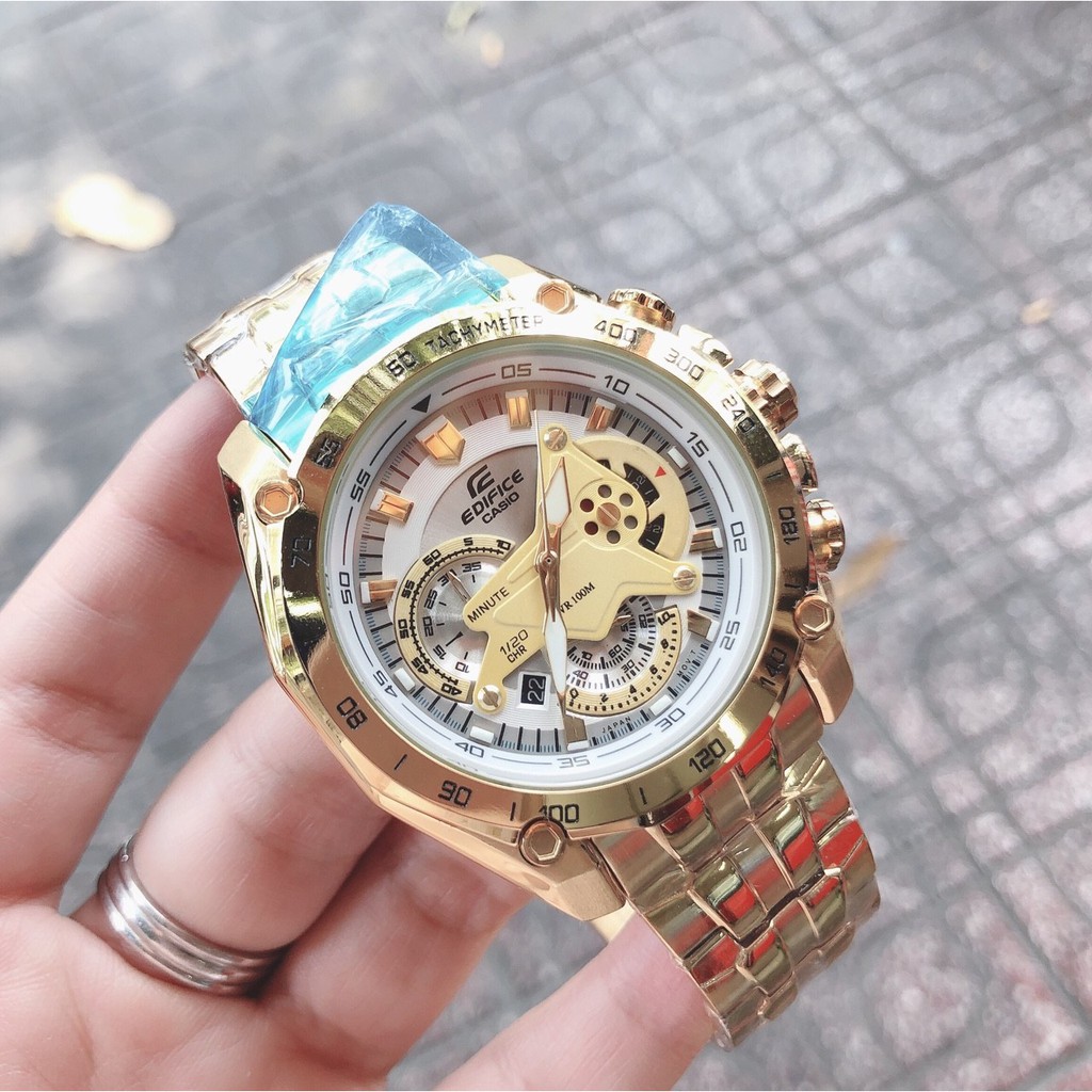 ĐỒNG HỒ NAM CASIO EF - 550 Dây Thép size 45mm - fullbox