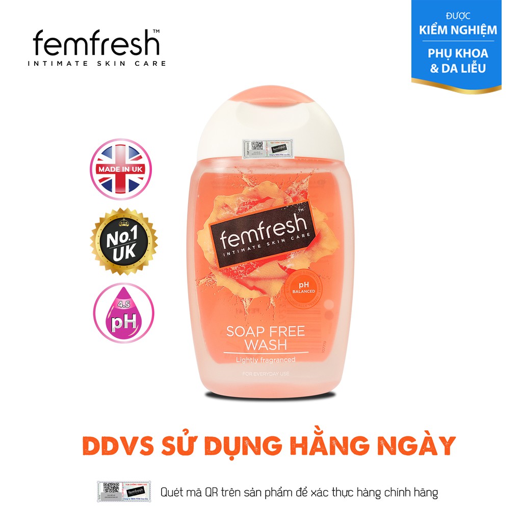 Dung Dịch Vệ Sinh Cho Vùng Kín Sạch, Thơm, Tươi Mới Suốt Ngày Dài Femfresh Daily Intimate Wash 150ml