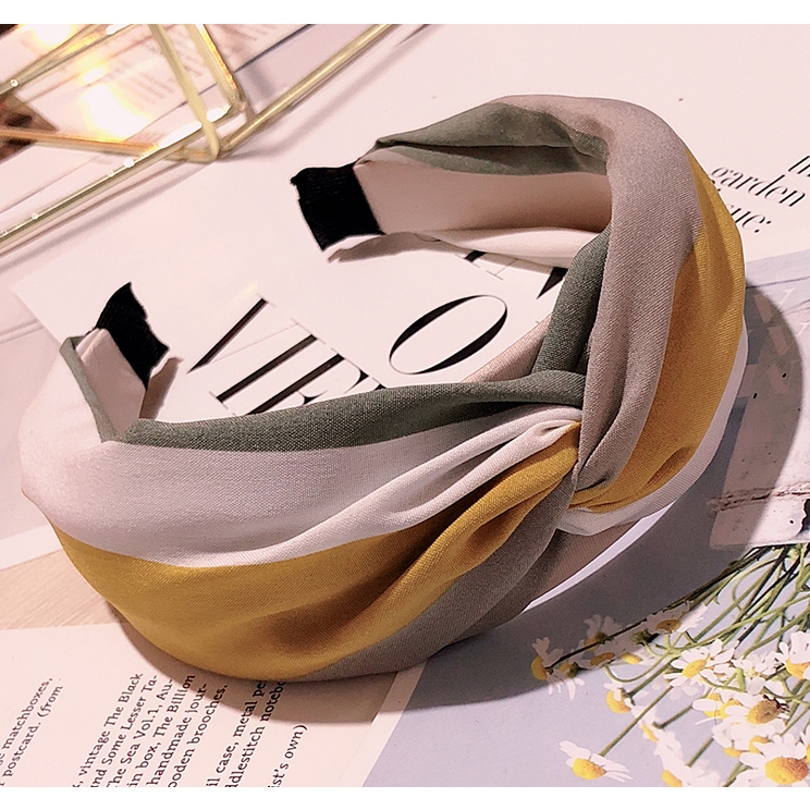 Băng đô màu sắc cầu vồng phong cách Hàn Quốc xinh xắn dành cho nữ