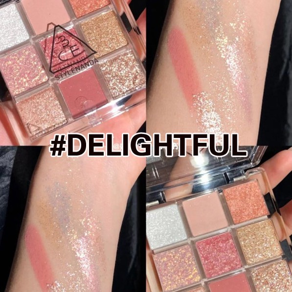 Bảng phấn mắt 3CE màu sắc long lanh thời thượng