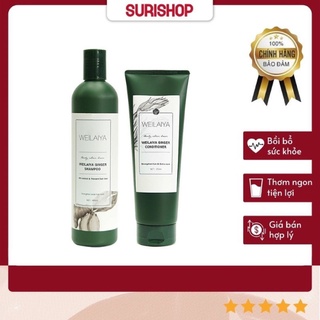 Bộ Dầu Gội Gừng Trắng Ngăn Rụng Và Kích Mọc Tóc Weilaiya Ginger Shampoo 400ml Dành Cho Tóc Dầu