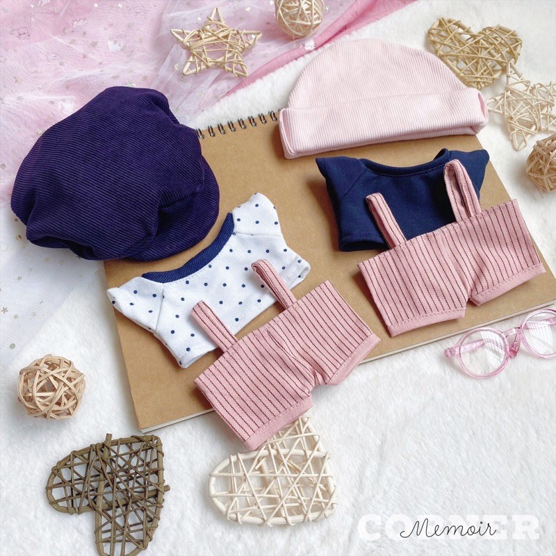 Outfit Doll 20cm - Pink Spring / tủ đồ Memoir