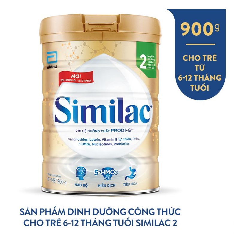 Sữa Bột Similac IQ HMO Số 2 900g