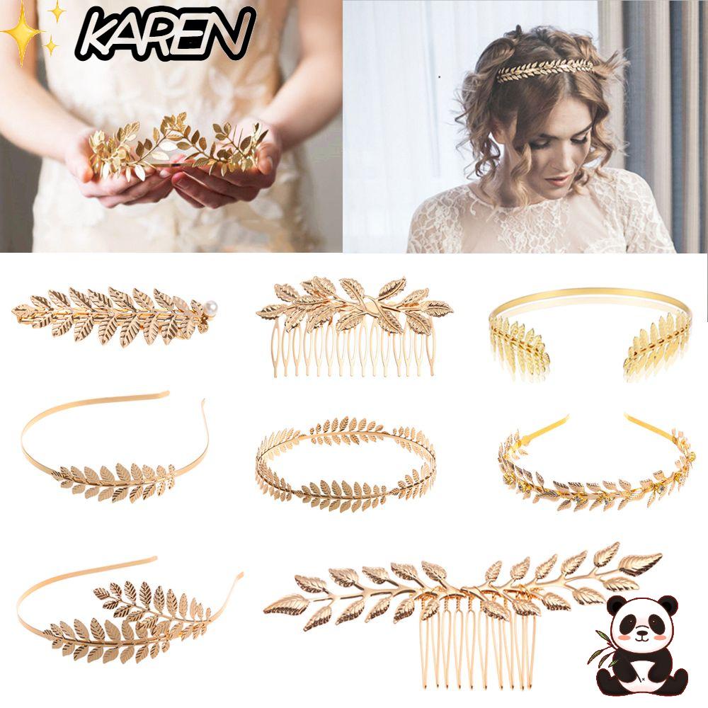 Cài tóc hình chiếc lá xinh xắn cho nữ