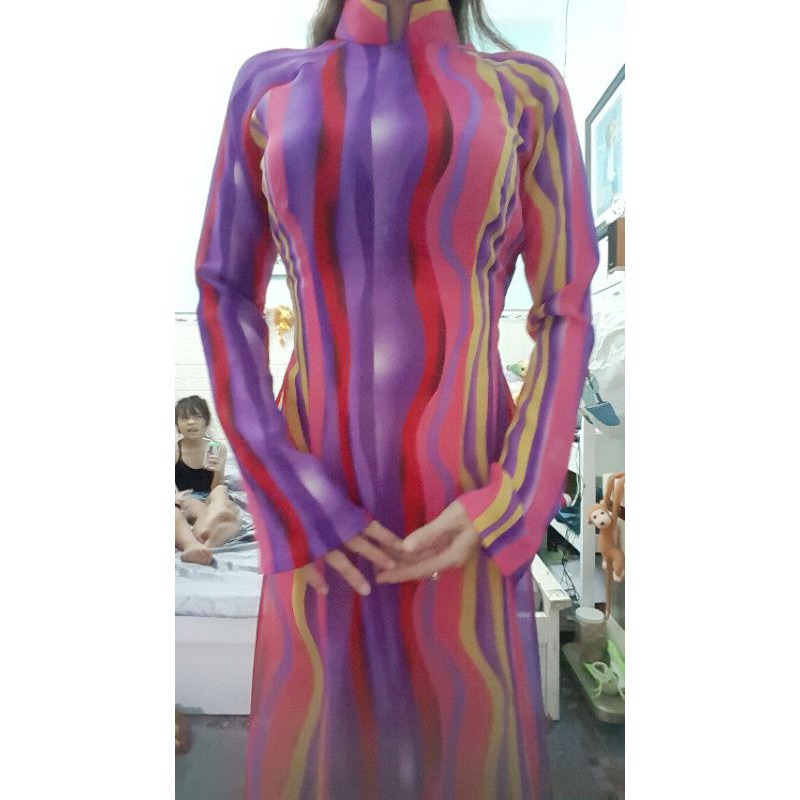 Thanh lý bộ áo dài hoa voan