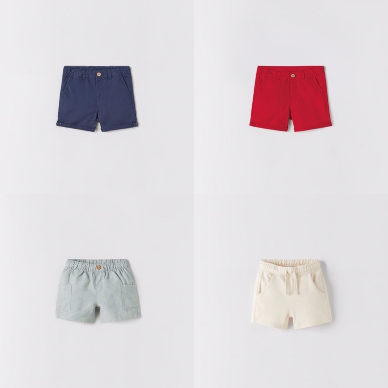 [KIDDO] Quần short bé trai nhãn hiệu Zara chất cotton cực yêu ❤️