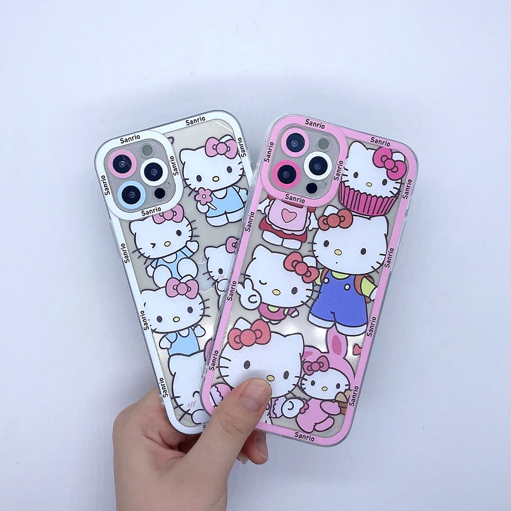 Ốp Điện Thoại TPU Mềm Chống Sốc Hình kuromi HELLO KITTY Cho IPhone 14 12 PRO 12Promax mini 11 PRO Max 13 PRO 13PROMAX Xs Max XR 7 8 Plus