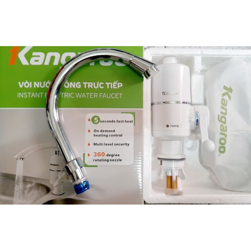 Vòi Nóng Trực Tiếp Kangaroo chính hãng