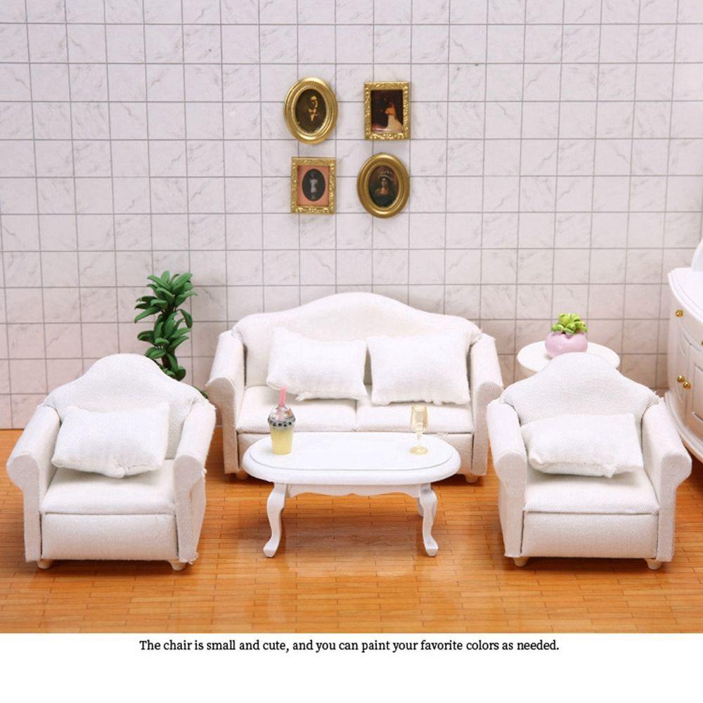 CLEVER Ghế Sofa Mini Mềm Mại Hợp Thời Trang Cho Nhà Búp Bê