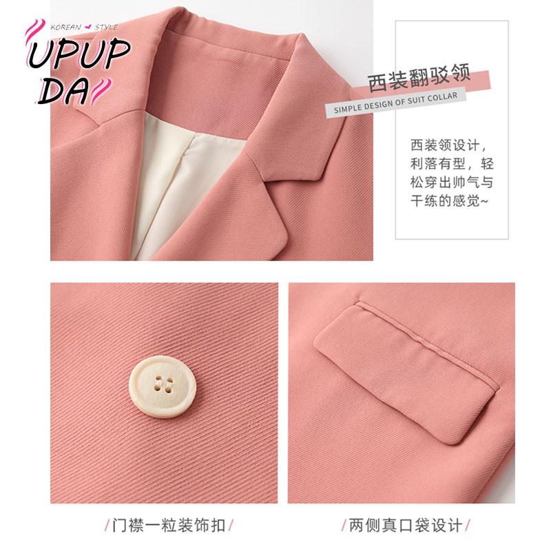 Áo Khoác Blazer Thời Trang Thanh Lịch Cho Nữ👗👗Áo Khoác Nữ Kiểu Dáng Trẻ Trung Năng Động📣📣Áo Khoác Vest Dáng Rộng Phối Hai Hàng Nút Thời Trang Xuân Thu Hàn Quốc Cho Nữ | BigBuy360 - bigbuy360.vn