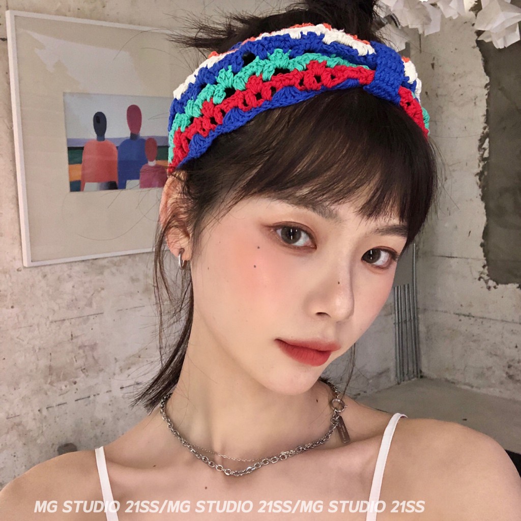 Băng Đô MG STUDIO Thiết Kế Đan Tay Phong Cách Vintage