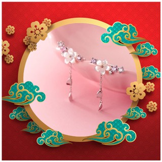 Bông tai bạc 925 Sakura H.A.S - HBT40