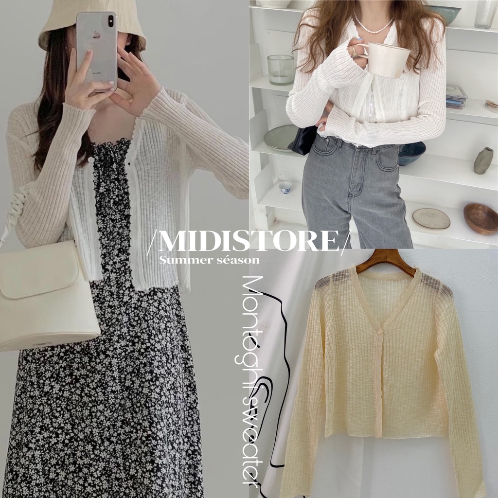 Áo len khoác 1 cúc