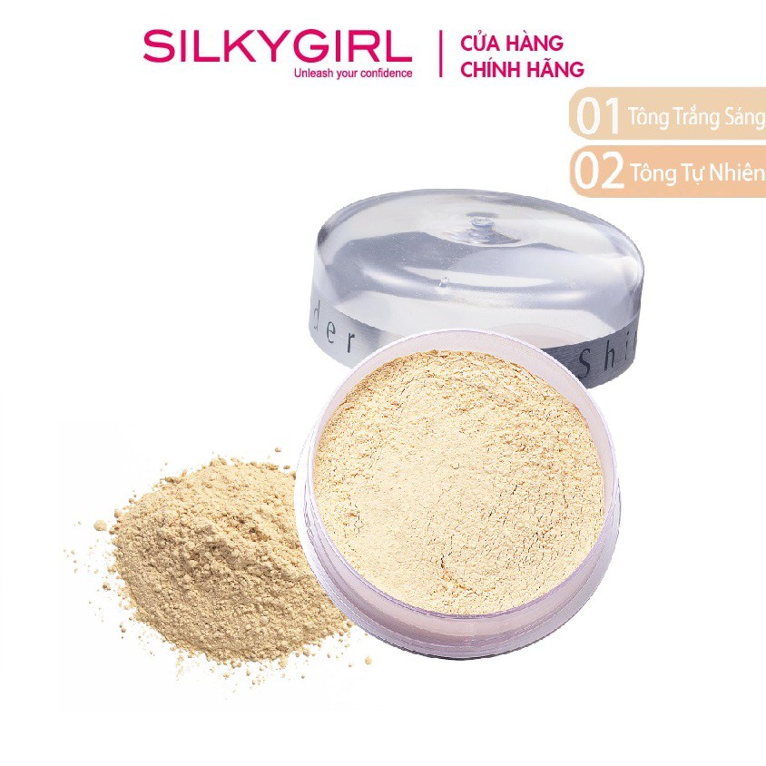 Phấn Phủ Dạng Bột Chống Nhờn Silkygirl Shine Free Loose Powder 15g