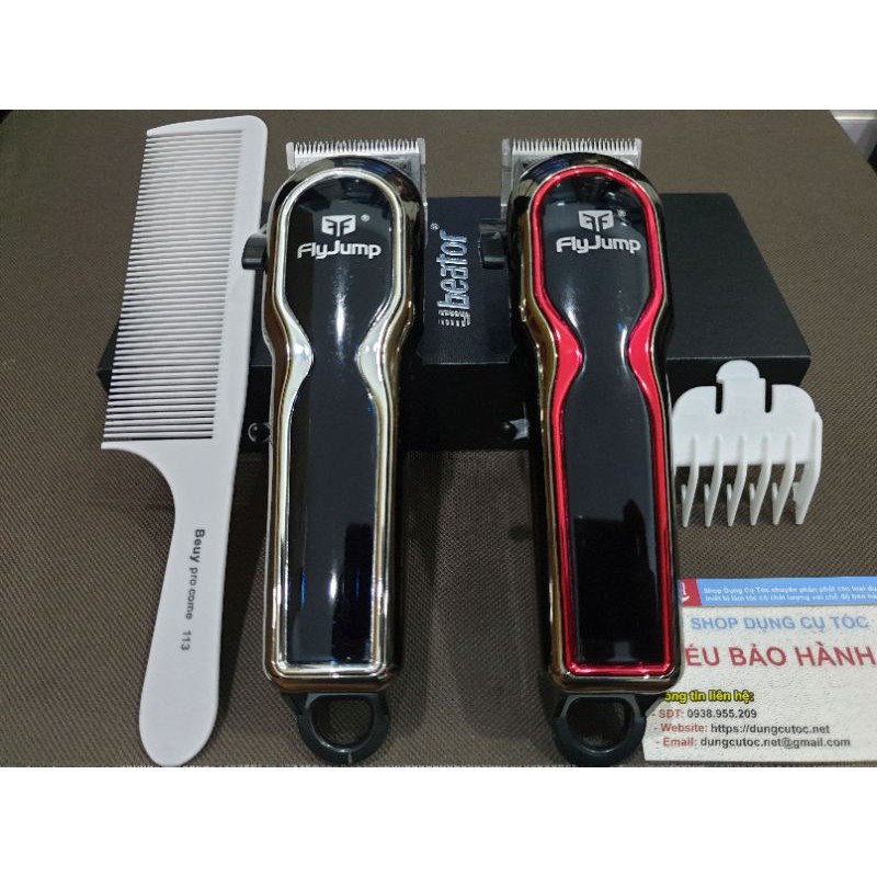 Tông Đơ Cắt Tóc Barber, Tông Đơ Cắt Tóc FlyJump Có Màn Hình LCD.(Ảnh thật)