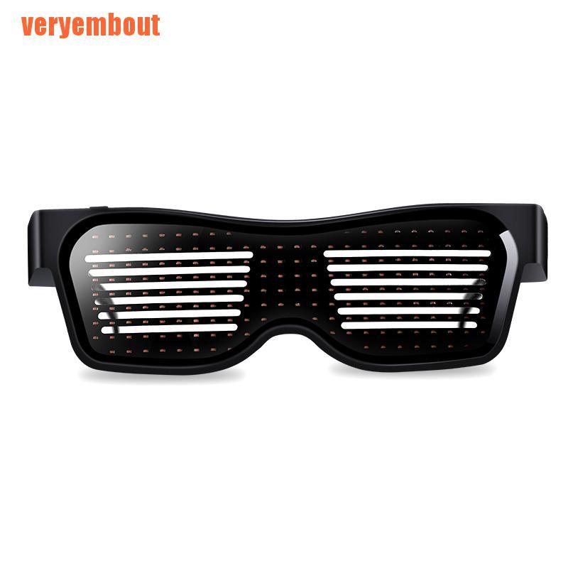 Mắt Kính Tích Hợp Đèn Led Phát Sáng Kết Nối Bluetooth Cổng Usb | BigBuy360 - bigbuy360.vn