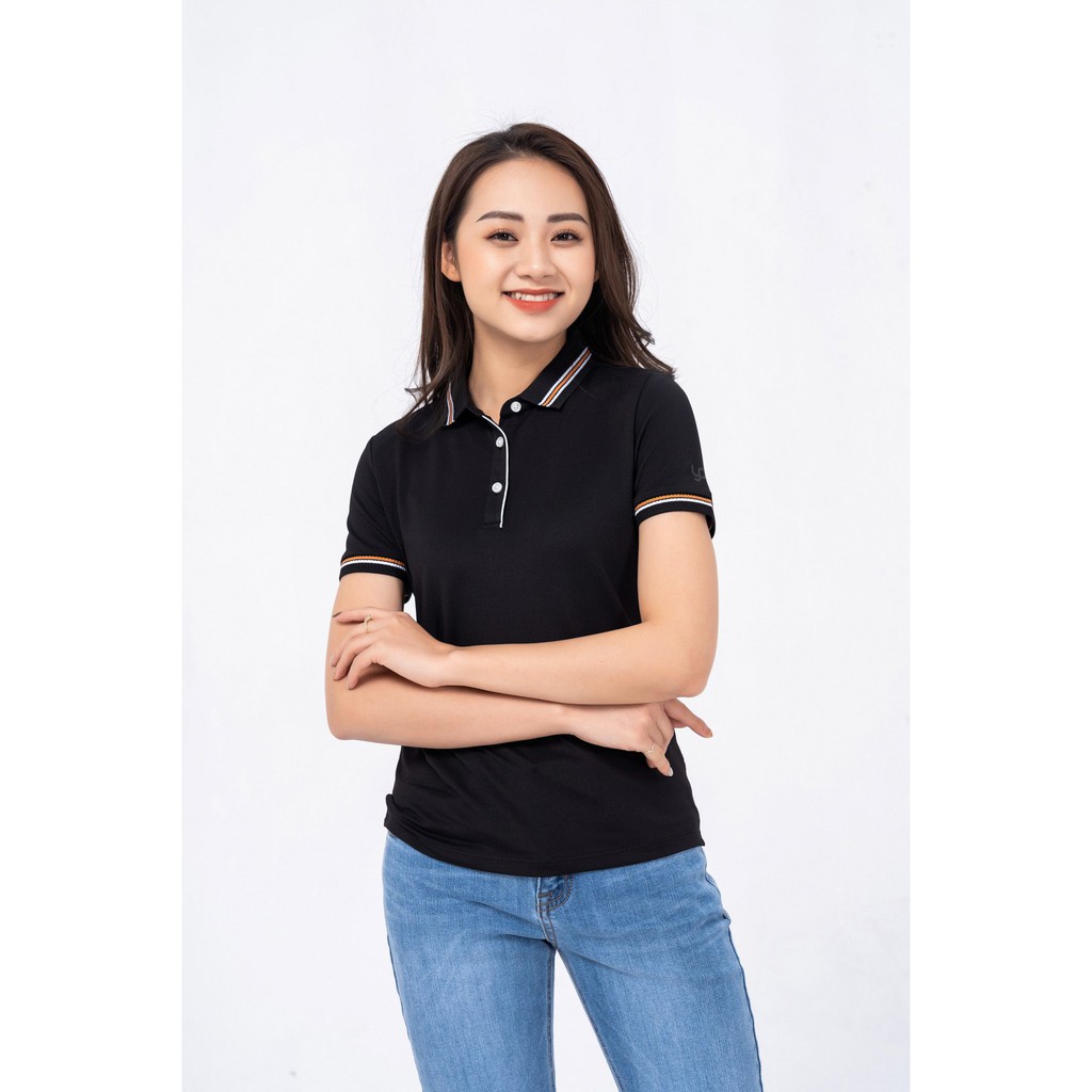 Áo Polo YODY Nữ Coolmax Phối Bo Thấm Hút Nhanh và Co Dãn Đàn Hồi Cực Tốt APN3724 | BigBuy360 - bigbuy360.vn
