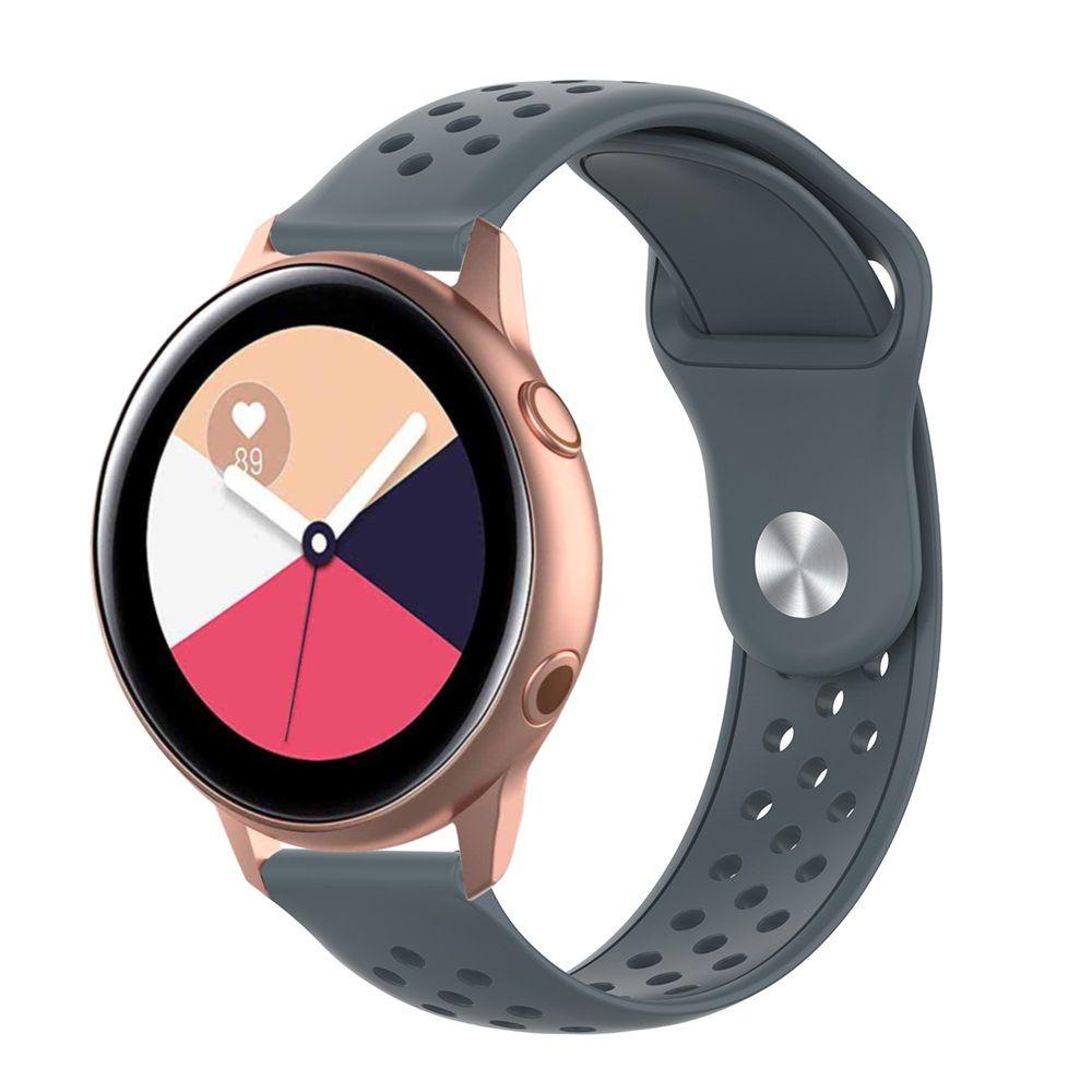 CHOOKEY Dây Đeo Thay Thế Chất Liệu Silicon Màu Trơn Cho Samsung Galaxy Watch Active R500