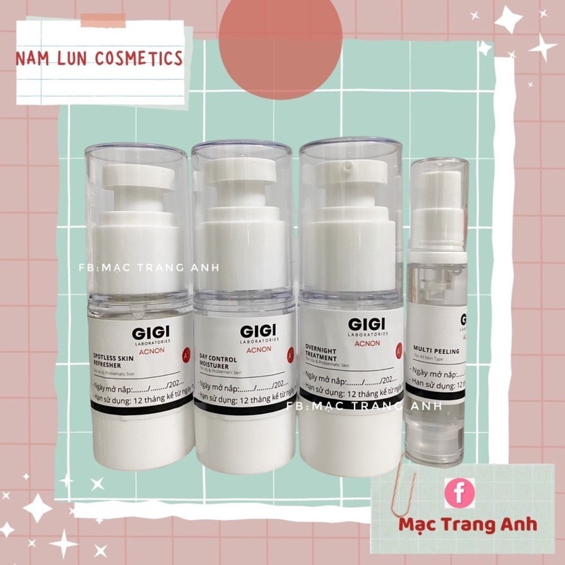 Gigi ACNON Bộ Dưỡng Dành Cho Da Mụn