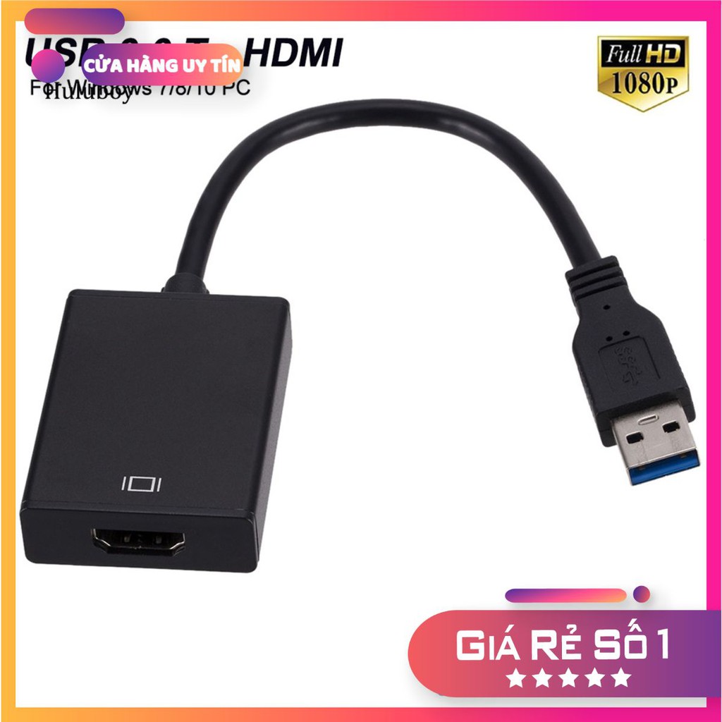 [ HÀNG SIÊU HÓT] Cáp chuyển đổi USB sang HDMI 3.0