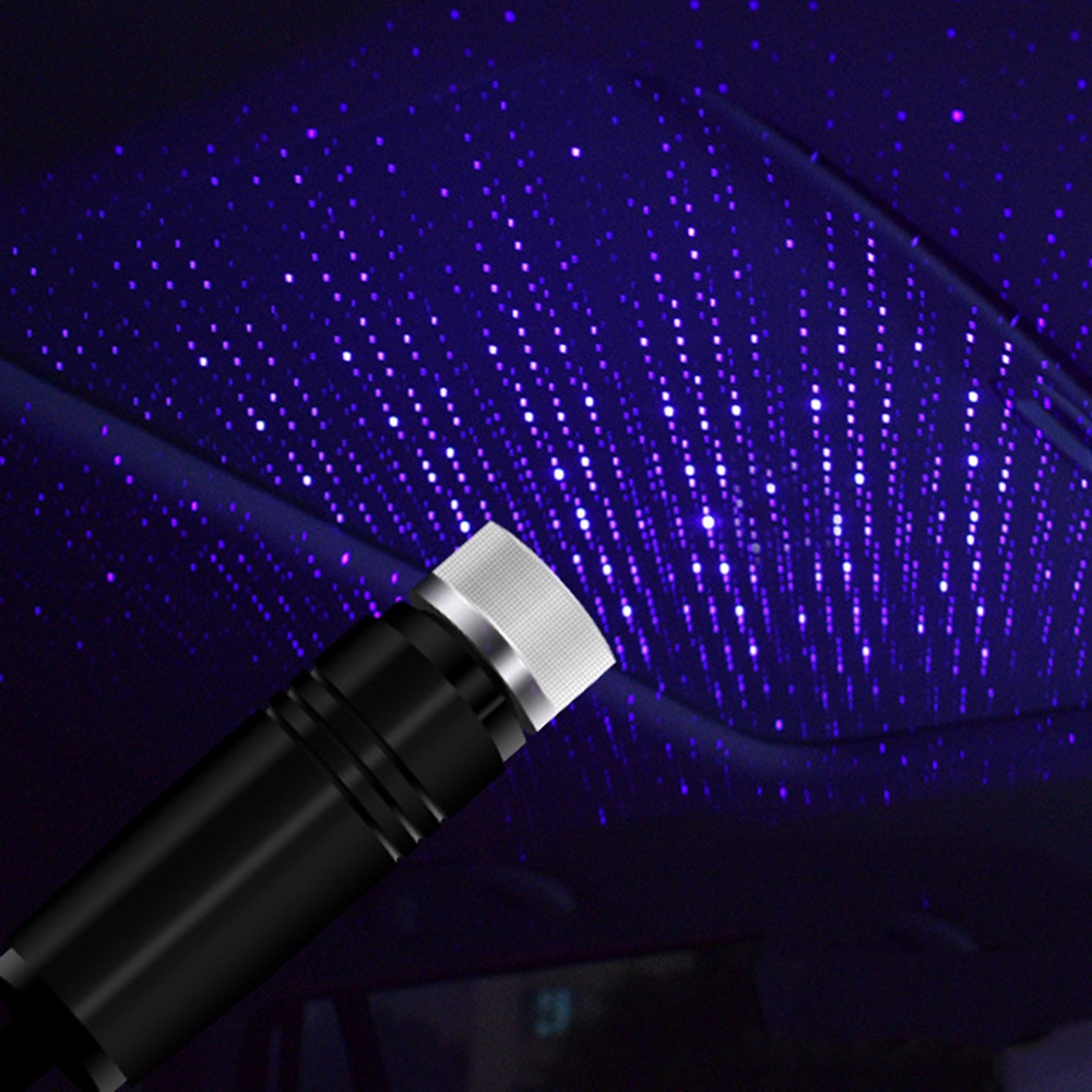 Đèn LED chiếu sao trang trí xe hơi tích hợp lỗ cắm usb