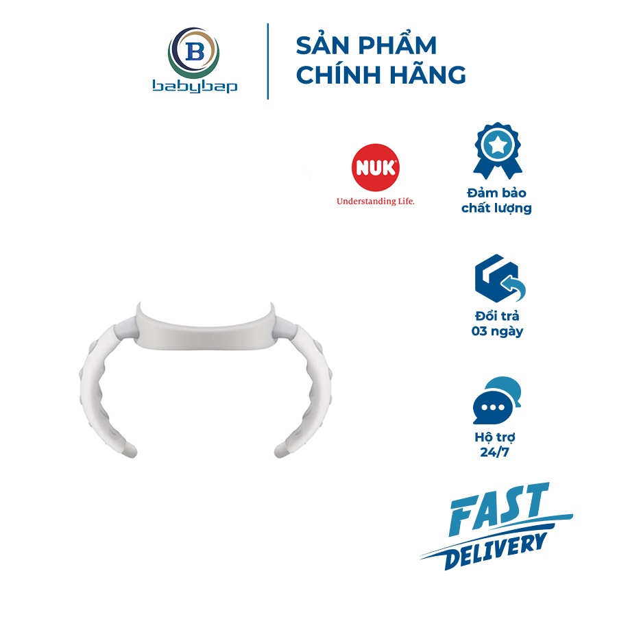 Tay Cầm Bình Sữa NUK Premium Choice+ Nhựa PPSU/PP Thiết Kế Độc Đáo, Vừa Vặn Với Tay Cầm Bé