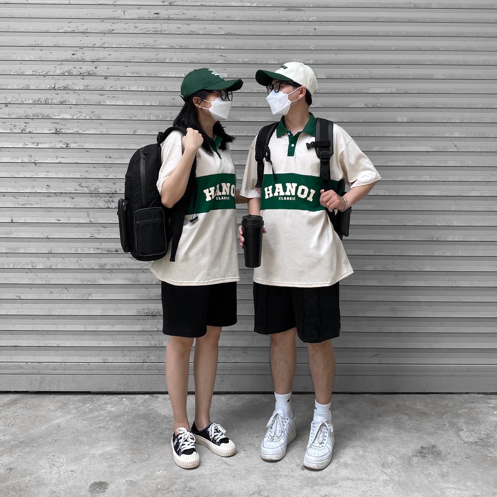 ÁO THUN FF FORM RỘNG POLO HANOI CLASSIC, VẢI THUN 2 CHIỀU COTTON 250GSM